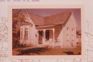 The home which James White built in Trinidad and where he raised his family--401 Short Street