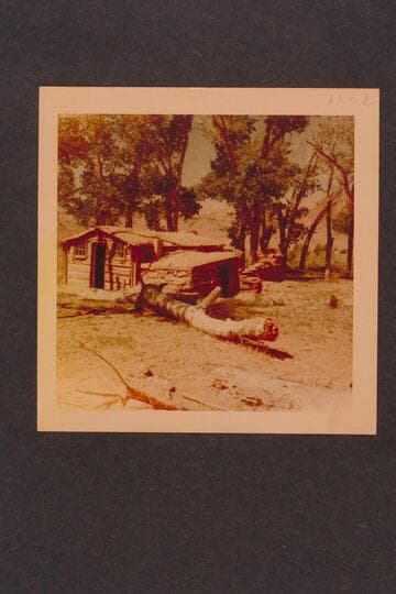 Loper cabin.  Red Canyon in Glen Canyon