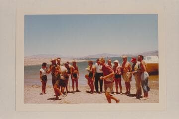Gathering of the crew of he down run of Turbo Craft at Boulder City