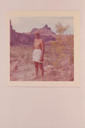 Archeyes Masland prepared for the River.  Camp at the mouth of 71.3