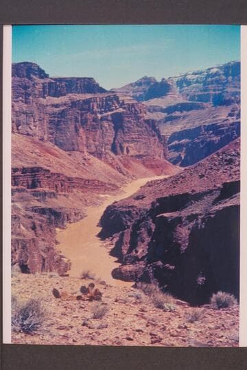 Up river to Hance Rapid from asbestos mine