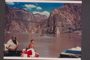 Doc Reed and Doc Hill; Bright Angel Creek