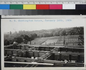 Huntington residence under construction