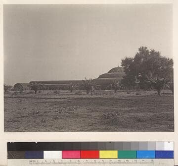Lath house on the San Marino ranch, circa 1908