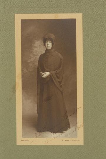 [signed, "Etelvina Fardon Munita, Santiago de Chile, Mayo 1906"]