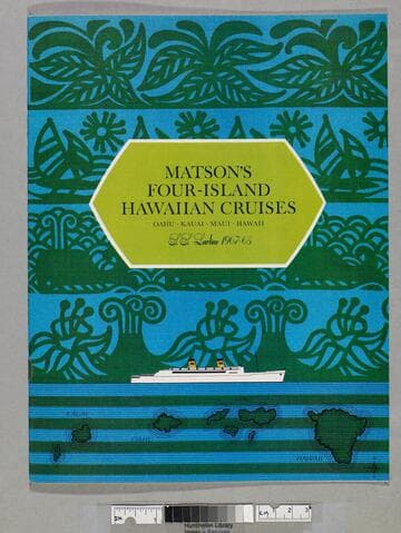 Matson's four-island Hawaiian cruises ... S. S. Lurline 1967-68