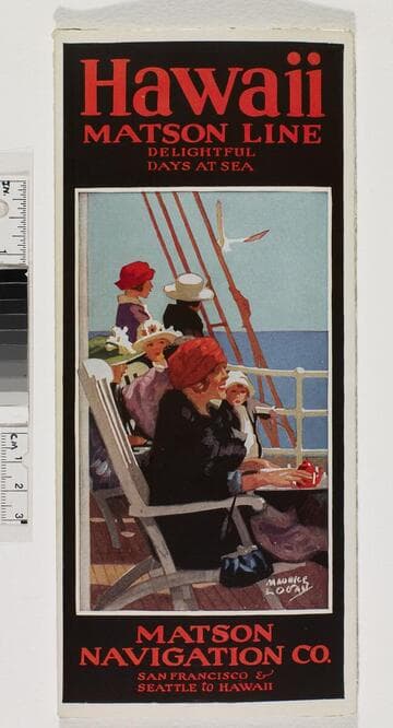 Hawaii Matson line : delightful days at sea