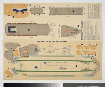 Ship model and envelope