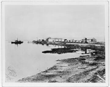 Wilmington Railroad and wharf. William Godfrey, photographer
