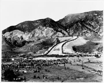 Los Angeles Aqueduct opening runway