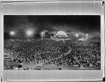George Gershwin memorial concert, Hollywood Bowl, 2301 North Highland, Los Angeles. September 8, 1937