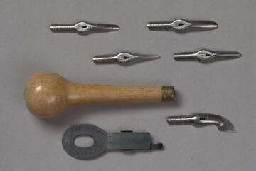 Tif- handle with lino-pens