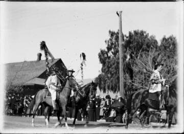 George S. Patton, Jr., and Maurice Phillip, Tournament of Roses, January 1st, 1901