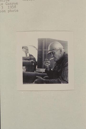 Jim White--"Whitey"--Mr. Georgie White.  Marble Canyon