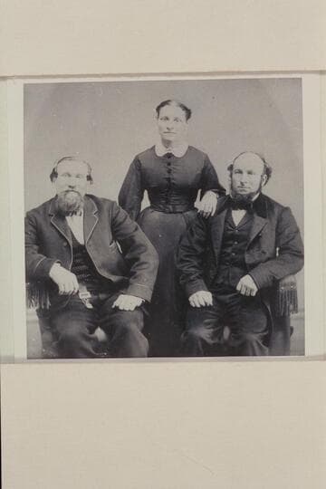 James; Margaret; Joshua White.  During visit of James White to his former home in Kenosha, Wisconsin