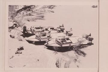 The three boats at Separation Canyon