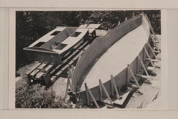 Reilly's mold, hull and cockpit assembly as built in yard; North Hollywood