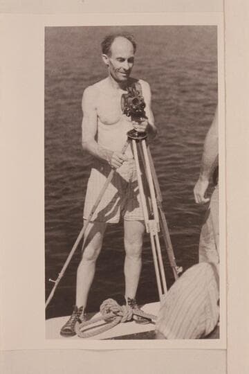 Emery Kolb.  Lake mead at end of run with Nevills party