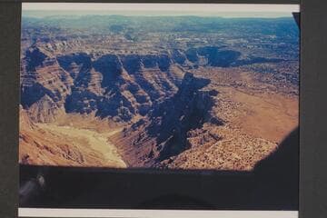 Palmer Canyon--tributary to Cataract Canyon at Mile 195 1/2.  Bowdie Point on the right