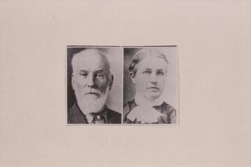 George S. Rust and Eliza S. Rust, early settlers at Caineville.  Daughter of Utah pioneers