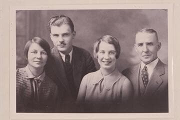 William Richmond and his family