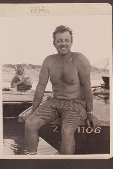 Richard Kelly, Sandy Point.  Dick was camera operator with the Disney crew which completed a traverse of the Grand Canyon in 1959, June