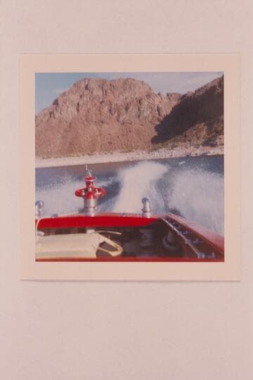 Stern of jet fire boat.  Lake Mead