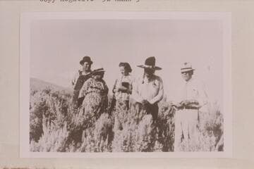 Pamp Harris, son of Mary Reed Harris.  Mary Reed Harris, daughter of grand-daughter of  Jim Reed.  Afton Harrisa, a reporter.  Nahnanh (Tecumseh, the guide).  Charles Reed.  Fort Winty; Fort Uintah; Fort Robidoux
