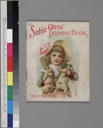 "Satin Gloss" Drawing Book, for Little Folks