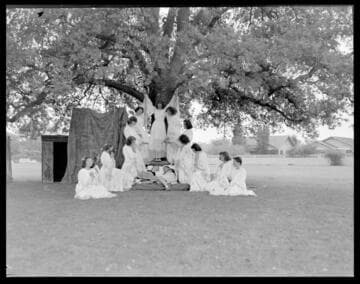 Festival rehearsal, Polytechnic Elementary School, 1030 East California, Pasadena. April 27, 1940