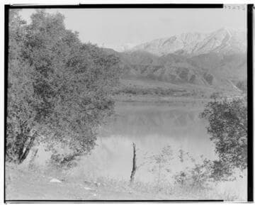 Lake behind Devil's Gate Dam. 1931