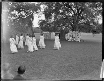 Festival rehearsal, Polytechnic Elementary School, 1030 East California, Pasadena. April 27, 1940