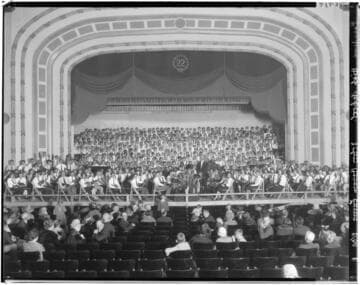 John Henry Lyons Glee Club at Pasadena High School, 1570 East Colorado, Pasadena. 1926