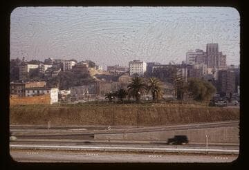 4th Street cut from west side of the freeway