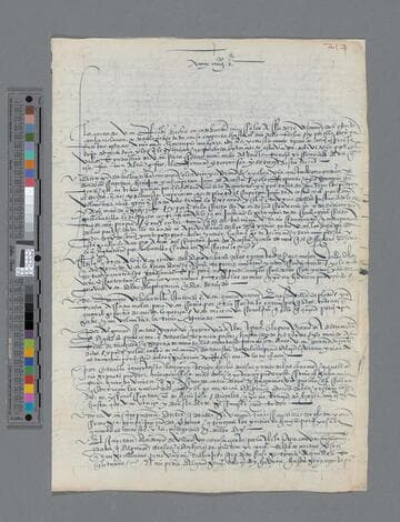 Gonzalo Pizarro letter to Francisco de Carvajal