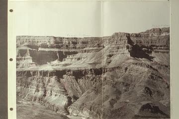 Powell Plateau from near Shinumo Creek. Geologic history of the Shinumo Quadrangle as revealed by the lithologic record in the canyon wall