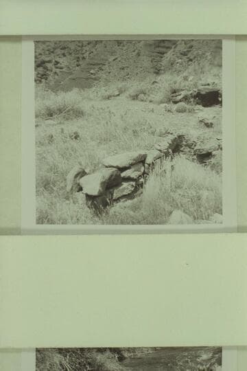 Ancient Indian wall in Tapeats Creek