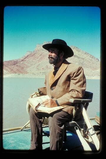 Major Powell at Flaming Gorge