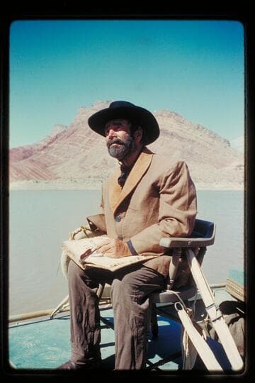 Major Powell at Flaming Gorge