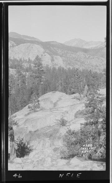 Big Creek Scenery - Sohier's investigation of future developments of Big Creek Project