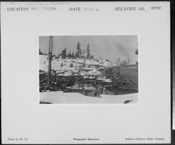 Big Creek, Shaver Lake Dam